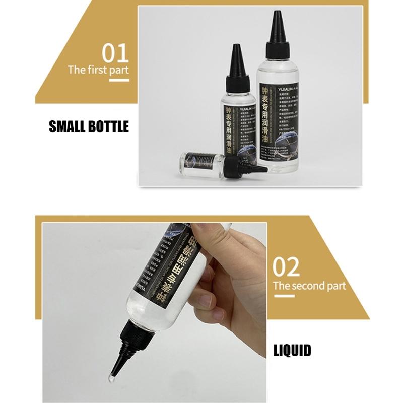 10/50/100ml Watches Lubricants Oil Professional Clock Oil Waterproof Synthetic Oil Maintenance Watchmaker Repair Tool