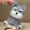 Cartoon Cute Messy Schnauzer Doll Puppy Plush Toy Doll Children Sleeping Pillow Gift