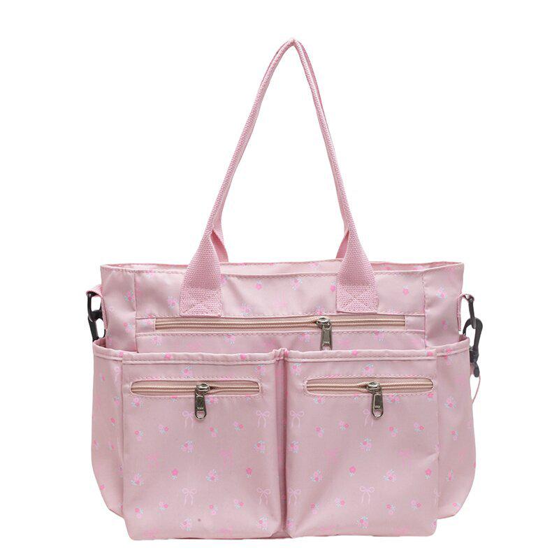 Ruiying Large Capacity Corduroy Crossbody Shoulder Bag - Korean Style Casual Fashion Backpack