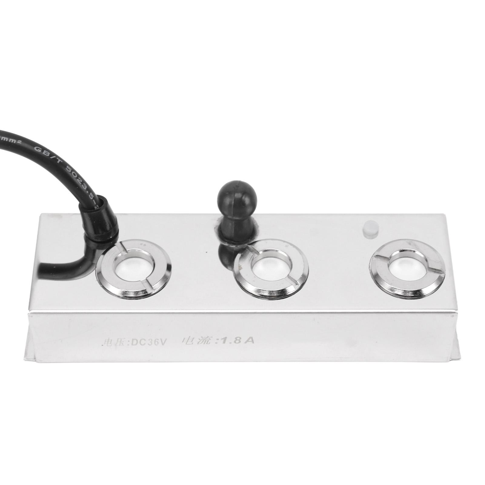 Fog Maker Sound 304 Stainless Steel 3 Head IP67 Waterproof Automatic Power Failure Mist Maker Fogger for Greenhouse Garden Lawn Pond