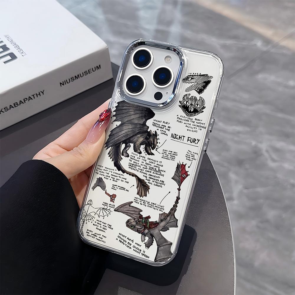 Lovely Toothless Fury Dragon New Phone Case For iPhone 17 16e 16 15 14 13 12 11mini Pro Max X XR XSMAX 8 7 Air Plus Cover Couple