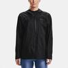 Under Armour UA Impasse Rain 2.0 Logo Print Casual Sports Hoodie Women Outerwear Black 1360417-001