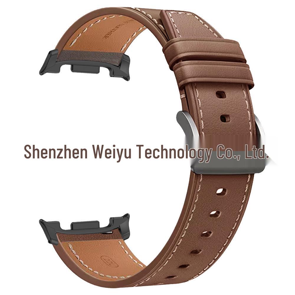 

Samsung Watch8 Classic Genuine Leather Strap with Stainless Steel End Links - 22mm Cross-border Design
