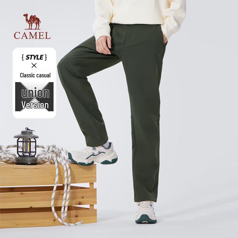 Camel Men s Fleece-Lined Straight-Leg Casual Softshell Pants M14CD05604 XL