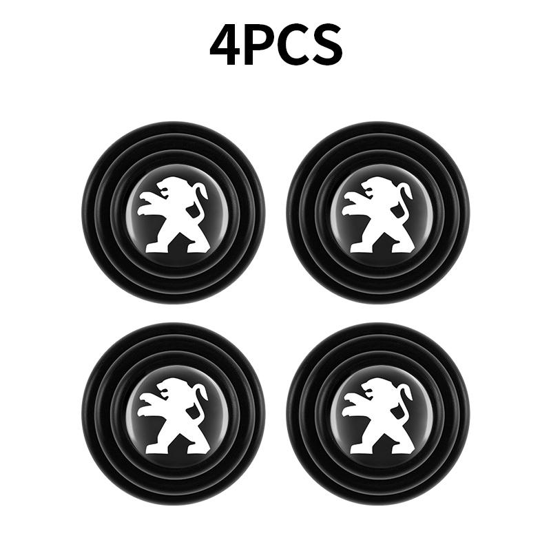 

2026 Hot Car Sticker Car Styling Door Shock Absorber Rubber Pad Anti Silicone Sticker For Peugeot 308 206 207 607 2008 3008 107