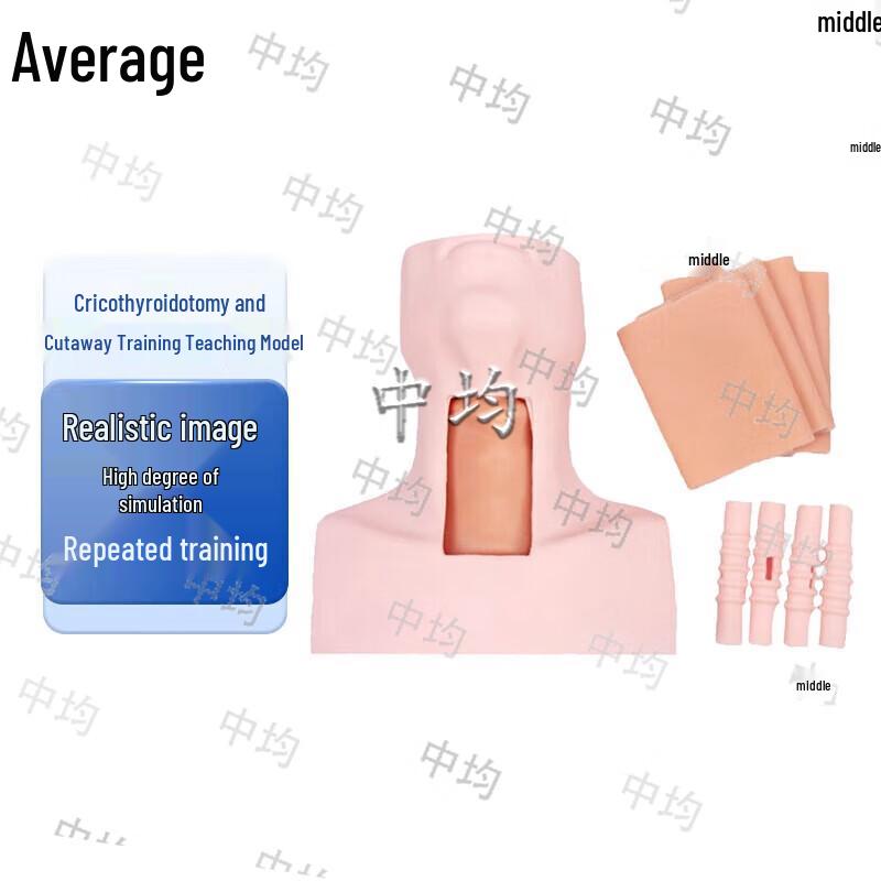 Cricothyroid Puncture and Tracheotomy Training Model