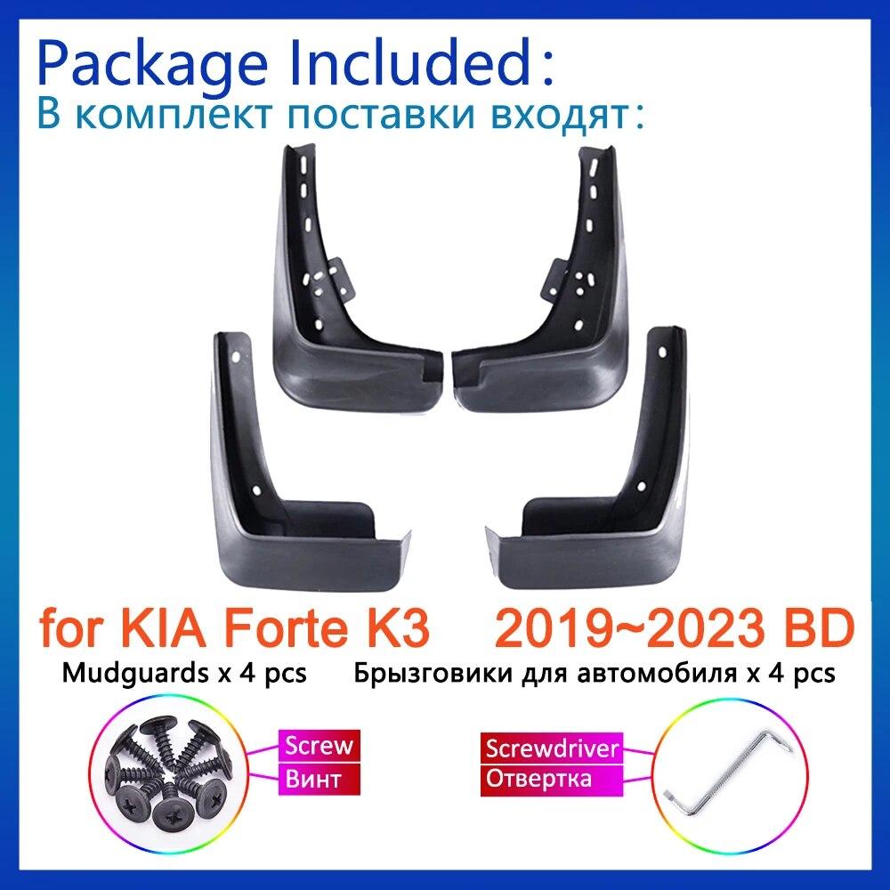 4x pentru KIA Forte K3 2022 2023 BD Apărătoare de noroi Apărătoare de stropire Apărătoare de noroi Apărătoare roată din față Accesorii de fixare a mașinii