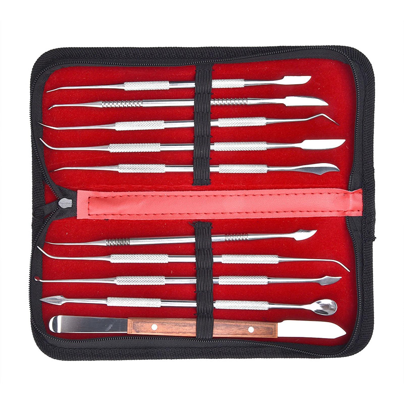 

10pcs set Portable Metal Sculpture Kit Jewelry Decoration Wax Carving Tool Set