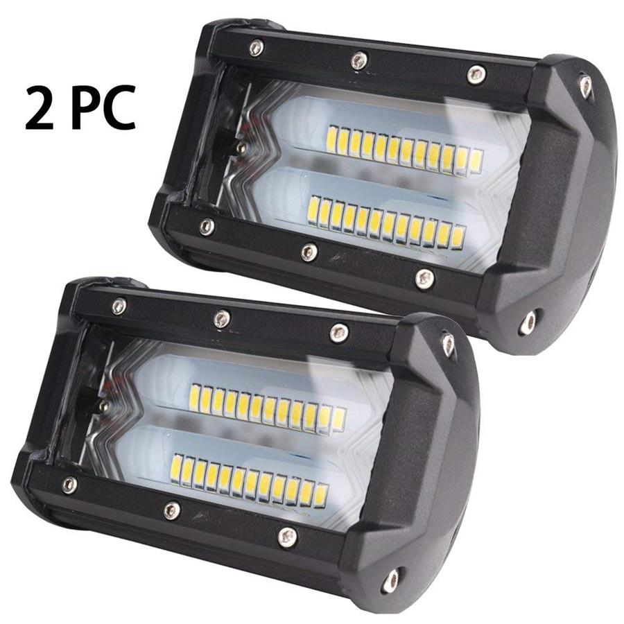 1PC 5Inch 72W Car Truck LED Work Light Bar 12V/24V Lamp Auto Fog Lamps
