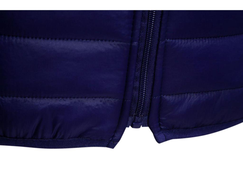 2025 Men's Winter Hooded Cotton Jacket - Casual Lightweight Padded Short Coat