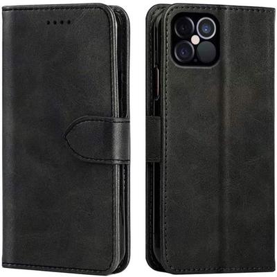 Flip Case for iPhone 12 Pro Max (6.7 "), Premium Protection 360° Full Card Slot - Black