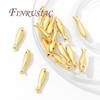 15.3mm Fish Shape Beads 18K Gold Plated Separators For Bracelets Accessories,DIY Jewelry Making Supplies,Necklace Beads Findings
