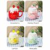 450ML Capacity Strawberry Mug Pink Color Ceramic Mug Cute Design Porcelain Mug  Student Use