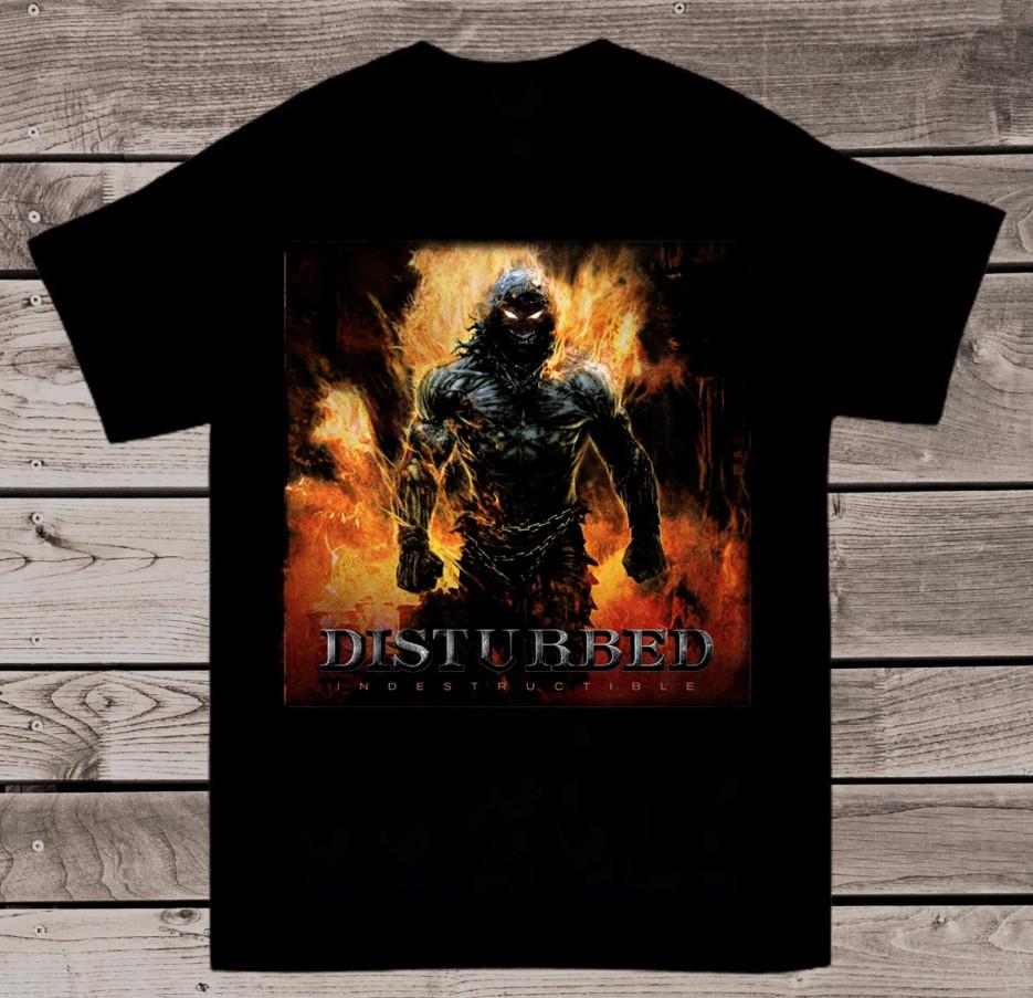 New Disturbed Band Gift For Fan Cotton Black All Size T-Shirt Unisex T-Shirt Graphic Tee S