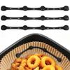 2 Set Heat-resistant Air Fryer Magnetic Silicone Clip Reusable Non-Scratch Air Fryer Magnet Buckle Removable