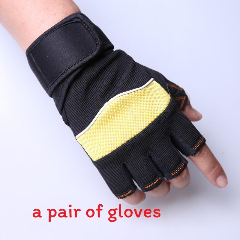 Cycling Half Finger Gloves With Warmth And Nonslip Grip For Outdoor Fitness
