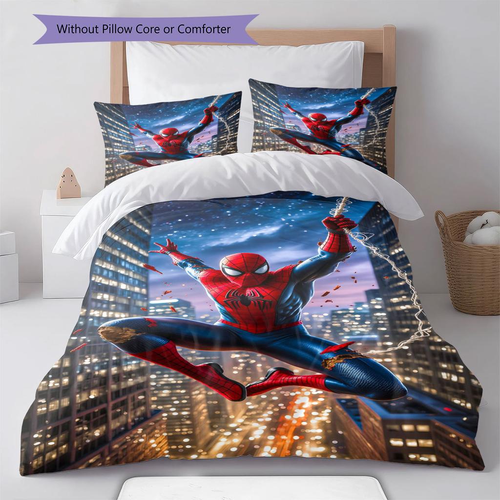 Dark and Edgy Spider-Man Bedding Set – The Perfect Choice To Decorate Your Bedroom and Enhance Your Home Life.