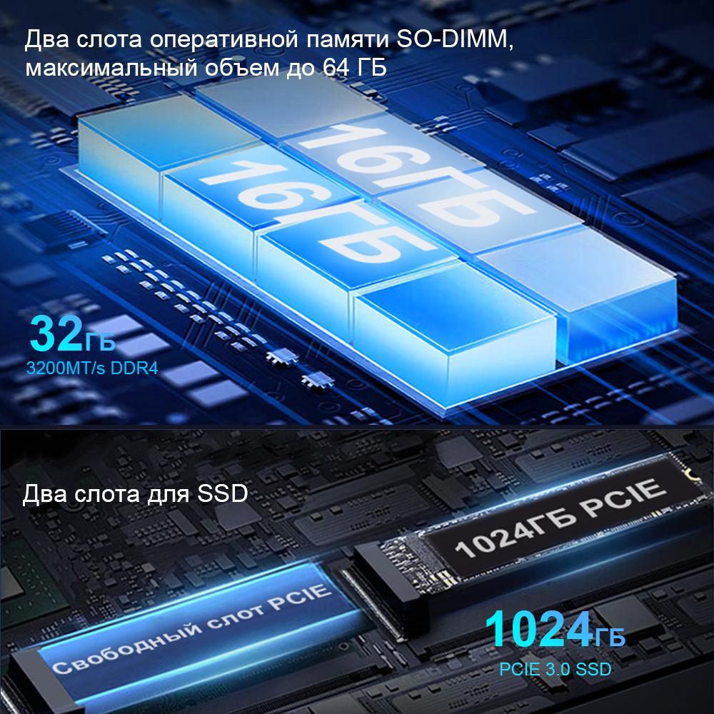 Laptop Ninkear A15 plus 15.6'' 32G+1T SSD AMD Ryzen 7 5825U 1920*1080 60Hz Refresh Rate