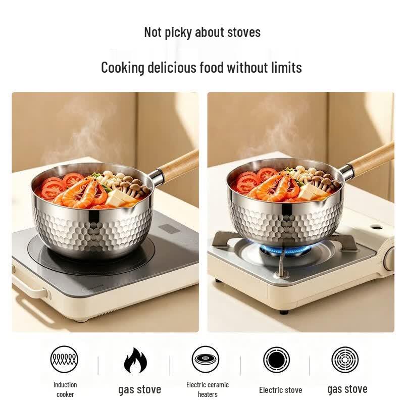 Tingle Stainless Steel Yukihira Saucepan