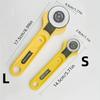 28mm /45mm Rotary Cutter Patchwork Roller Wheel Round Knife With Scale Leather Craft Fabrics Cloth Cutting Tailor Tools