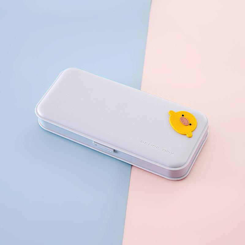 

1 шт., мини-сумка-карандаш, маленькая модная простота, однотонная серия, пенал для возвращения в школу, милый ящик для хранения канцелярских принадлежностей 20.5*9.3*3cm