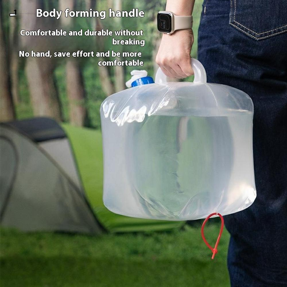 10L Collapsible Water Container with Tap Portable LDPE Water Bag for Emergency/Camping (BPA Free, with FDA)