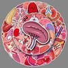 50 Human Organ Doodle Stickers for Decorating Phone Cases & Suitcases