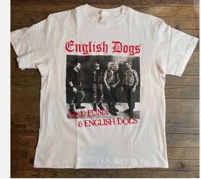 VTG CANI INGLESI Mad Punx & English Dogs Maglietta taglia S-5XL