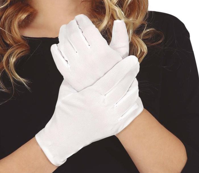 Children' Gloves White Magician Costume 17cm