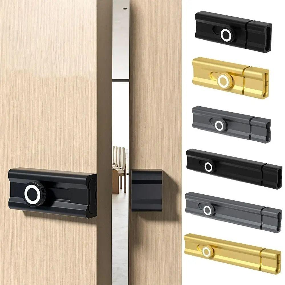 Anti-theft Sliding Door Bolt Aluminum Zinc Zinc Alloy Door Buckle Durable Door Catch  Closet Window Door