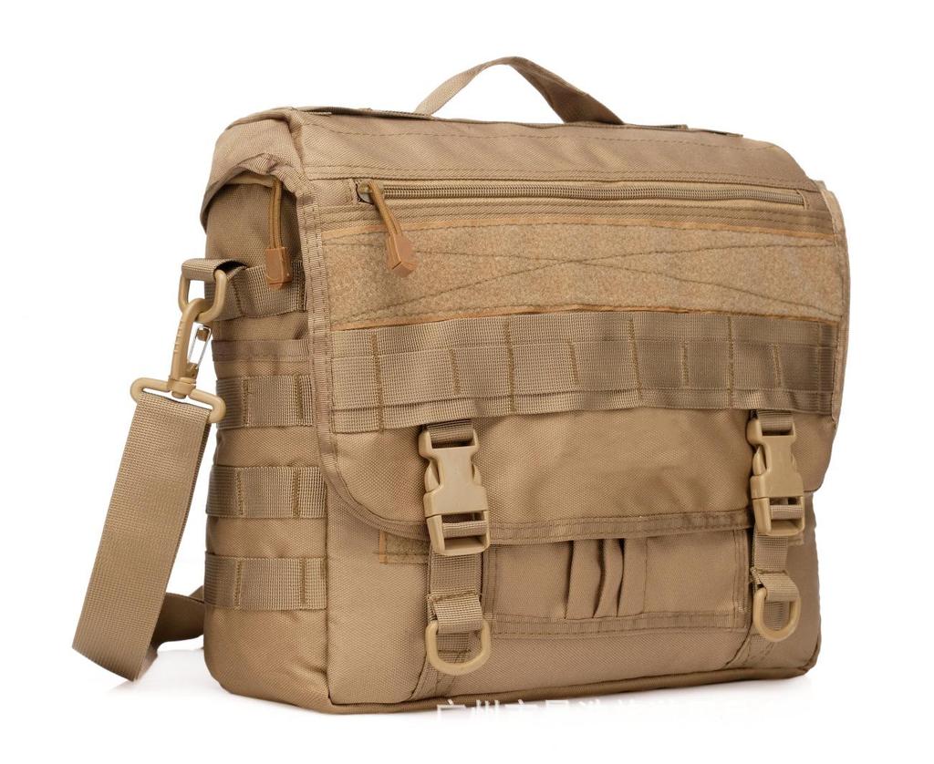 Men's & Women's Outdoor Tactical Crossbody Bag - Camouflage Black Hawk Laptop Backpack