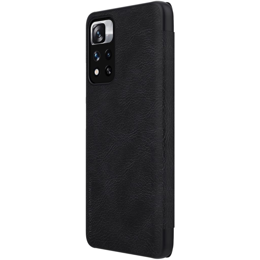 Nillkin Qin Case For Xiaomi Redmi Note 11 Pro+ (China) / Redmi Note 11 Pro (China) / Mi11I Hypercharge Flip - Black
