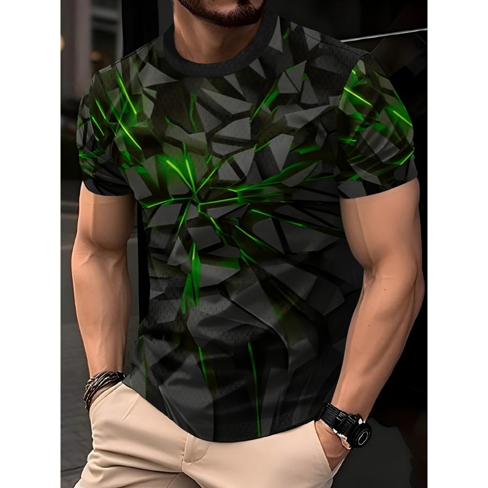 3D Printing of Men's Summer Short Sleeved T-shirt