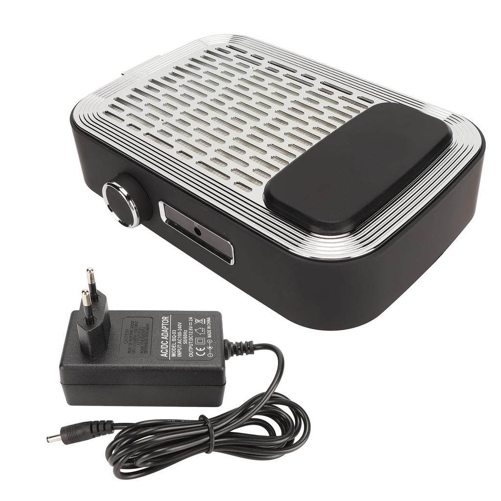 Rechargeable Nail Dust Collector Speed Adjust Detachable Filter Nail Dust Vacuum Cleaner