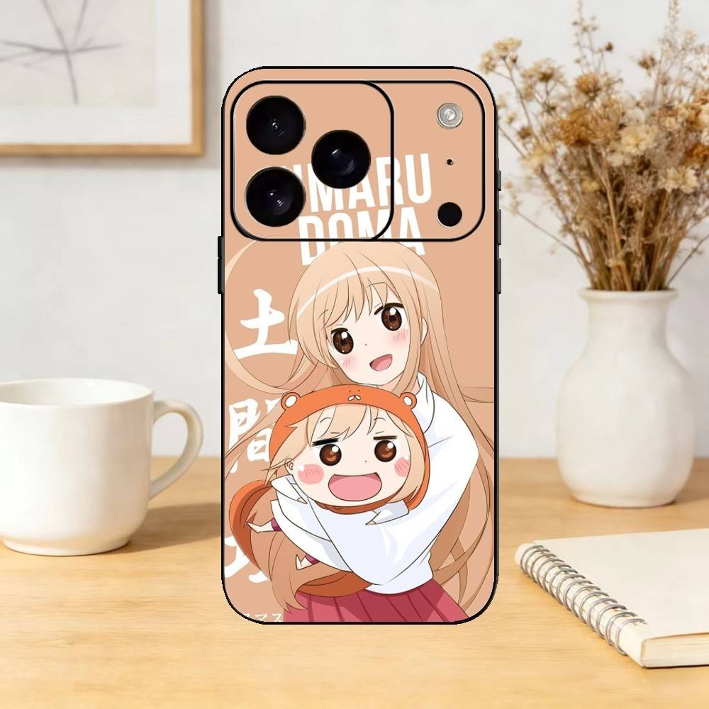 Mimouto!Umaru-Chan Phone Case Silicone Black Soft For IPhone 17,16,15,14,13,12,11,SE,Plus Pro Max