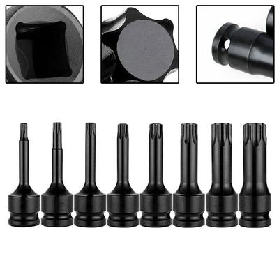 Steckschlüssel-Adapter, Schraubendreher, Stern-Bit, elektrischer Schrauben-Adapterkopf