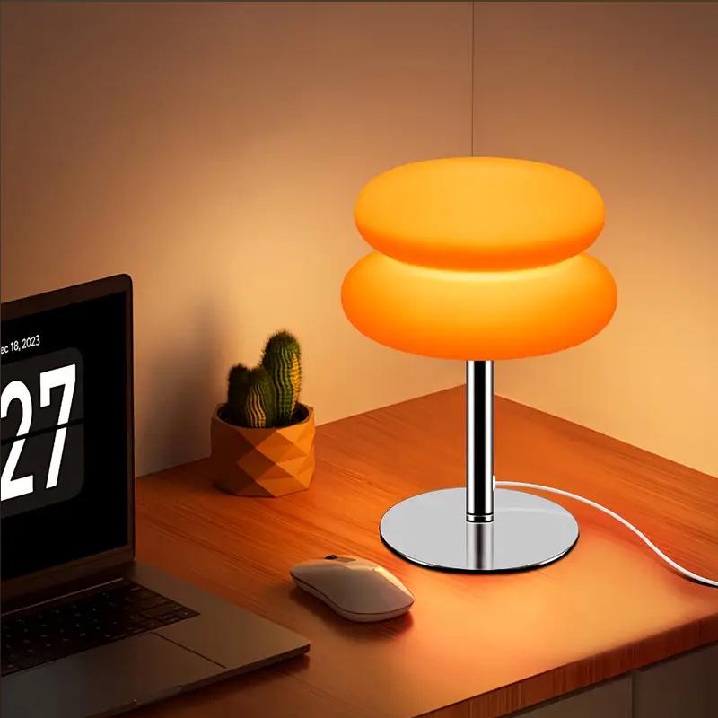 Nordic Bauhaus Vintage Bedside Lamp - Modern Creative Design for Bedroom Decor