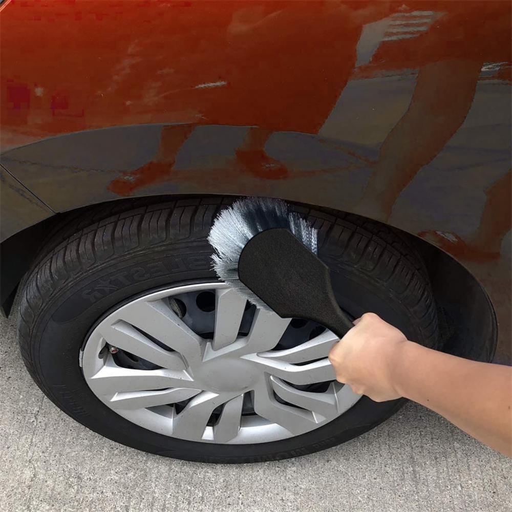 1~8PCS Auto Tire Rim Brush Dust Removal Wheel Hub Cleaning Brushes Car Wheels Detailing Cleaner Tire Auto Washing Tool
