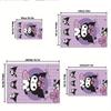 1pc Sanrio Kuromi Mermaid Printed Office Carpet Rectangle Rug Under The Table,Perfect Room Decor for Living Room, Bedroom, Kitchen, Non-slip Floor Mat