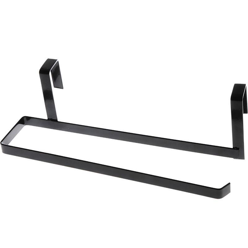 Wrought Iron Paper Towel & Dishcloth Holder for Kitchen Cabinets