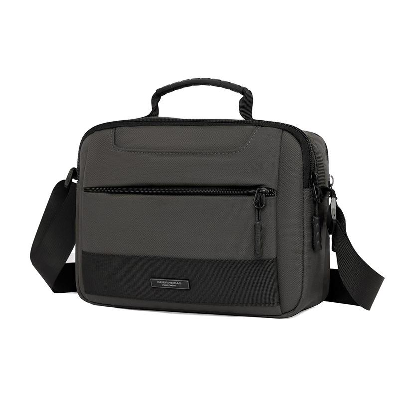 

2025 Water-Resistant Large Capacity Crossbody Bag - Durable Casual Shoulder Bag & Business Handbag for Men Small 8104 сірий колір