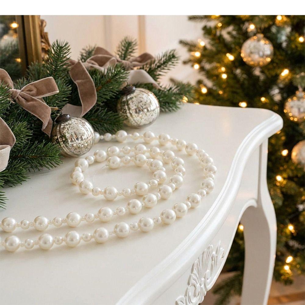 Acrylic Bead Garland Pearl Bead Garland Decorative Bead Chain Tree Bead Garland Holiday Home Decor