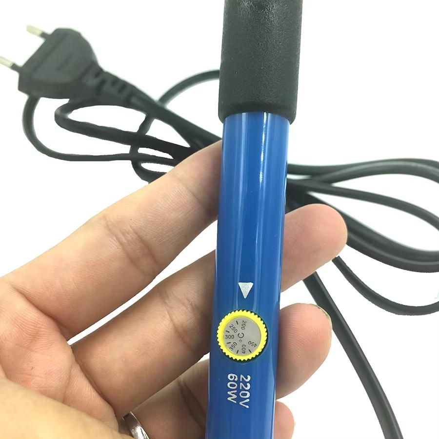 Adjustable temperature electric soldering iron 220V 60W soldering iron professional tin welding machine hot pen welding repair t