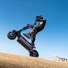 Electric Off Road Scooter Apefox T90 Ultra 50000Wx2 Peak Motor 72V 40Ah 13" Tire Fully Suspension Foldable Electric Scooter Max Range 130Km