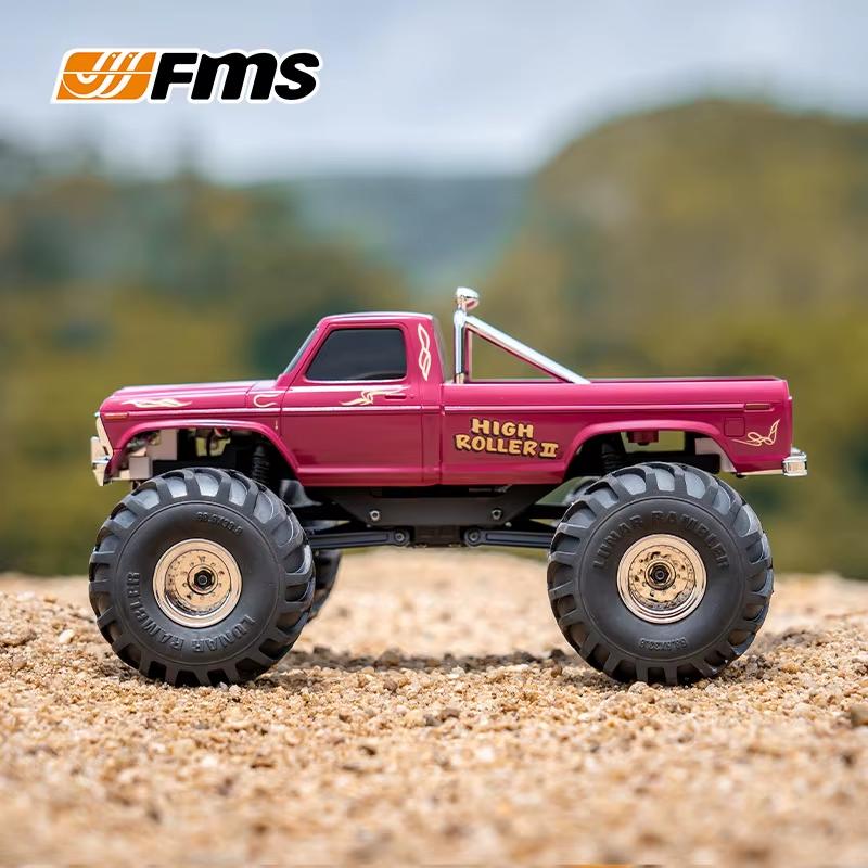FMS 1/24 Crusher Horolezecké auto RC Dálkové ovládání Terénní vozidlo Horolezecké auto Pohon všech kol Elektrické vozidlo Model auta RTR