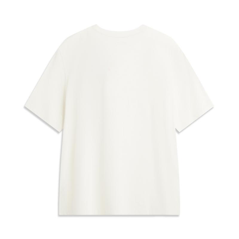 Li-Ning Fashionable Comfortable Sports T-Shirt Men tops Off-White AHSV341-3