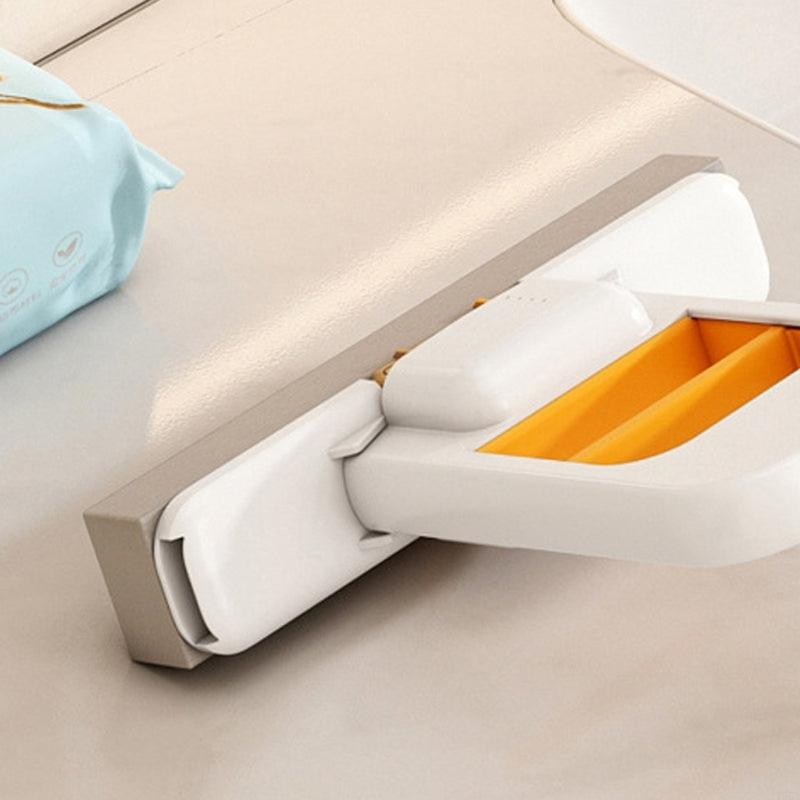 Portable Foldable Miniature Mop Wet Dry Cleaning Cotton Head For Bathroom Kitchen Car Glass Desktop Living Room Cleaner