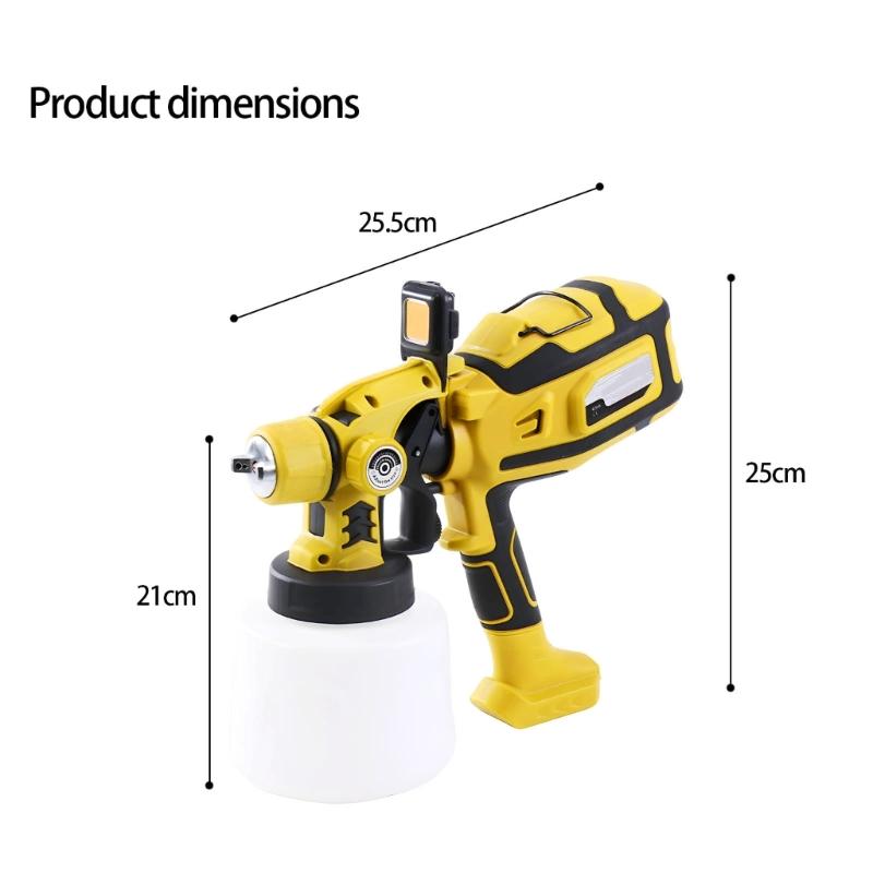 Paint Sprayer,HVLP Sprayer Guns with 3 Nozzles Paint Guns with Adjustable Sprayer Width, Paint Sprayers for Home
