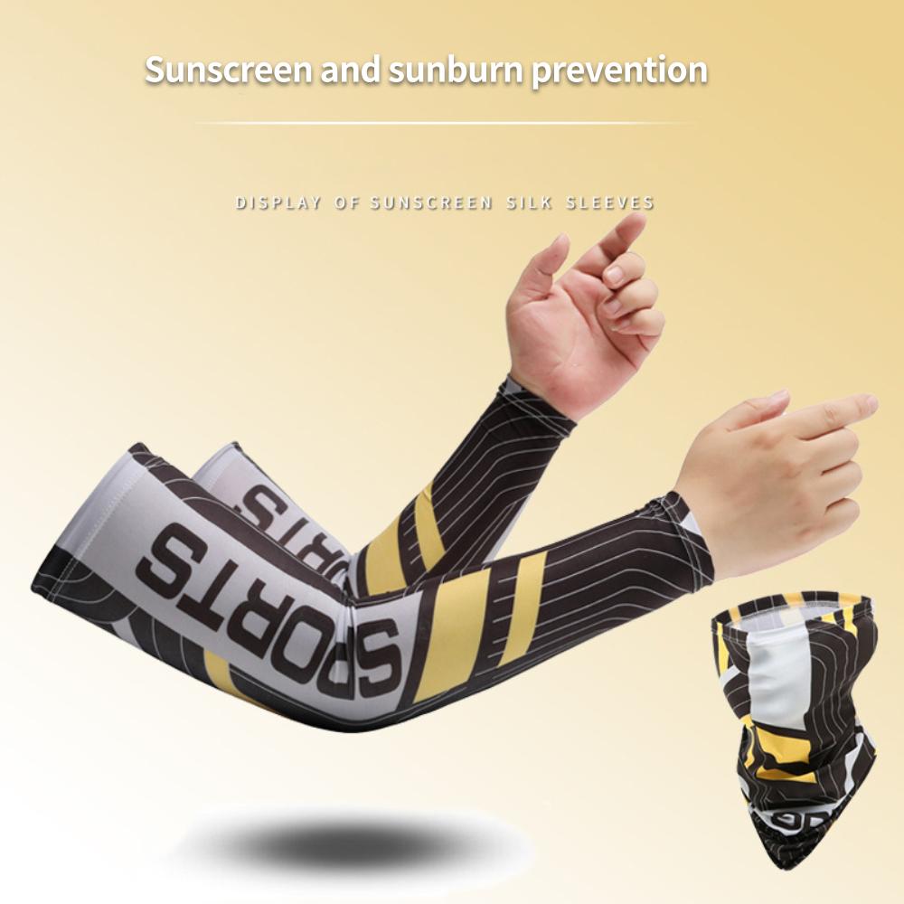Sunscreen Sunscreen Sleeve Arm Cool Uv Protection Ice Sleeve Riding Driving Gloves Outdoor Sun Uv Protection Long