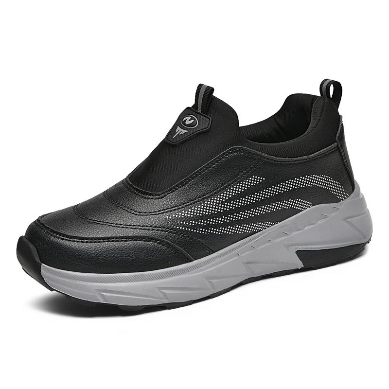 Winter Warm Leather Sneakers Men Casual Walking Shoes Sports Thick Soles Autumn Winter Zapatillas Deportivas Hombre